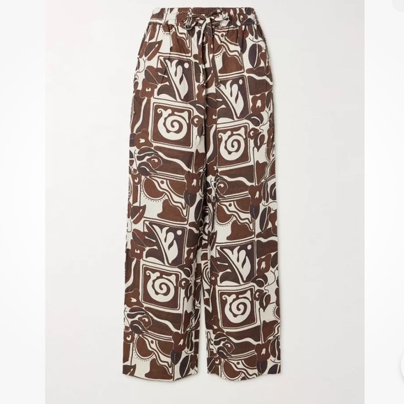 ❌SOLD OUT❌ MARA HOFFMAN Finn printed hemp shirt and straight-leg pants (SET) - Picture 7 of 16